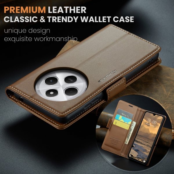 CaseMe Xiaomi Redmi 14C Etui 023 Series Brun