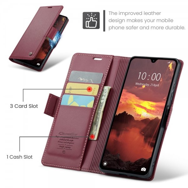 CaseMe Xiaomi Redmi 14C Etui 023 Series Rød