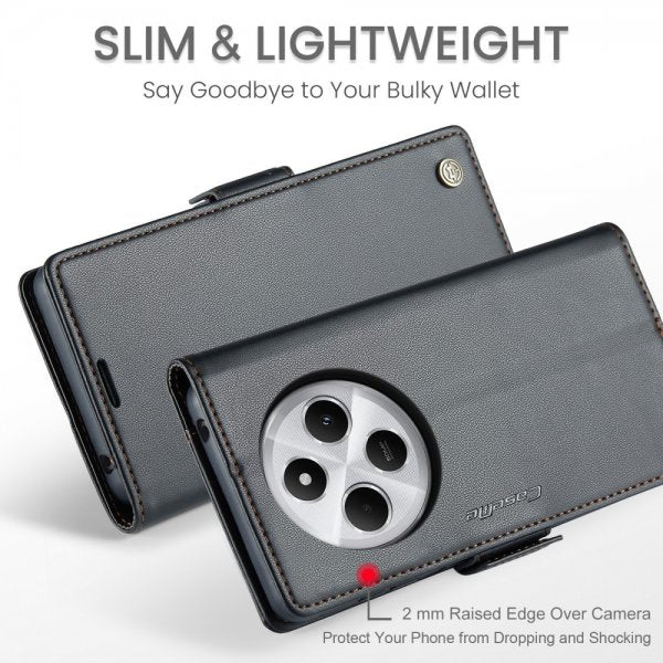 CaseMe Xiaomi Redmi 14C Etui 023 Series Svart