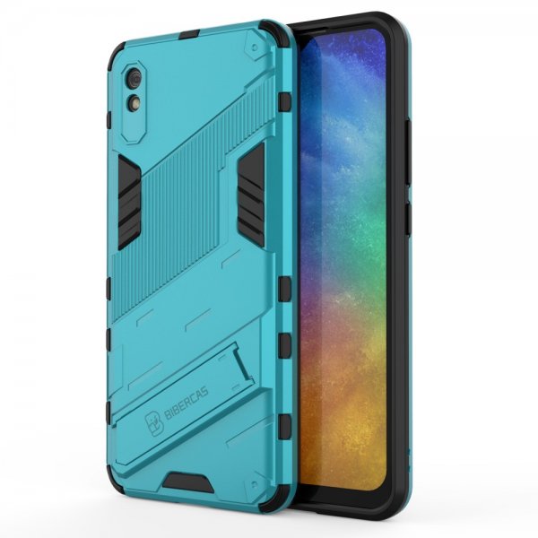 Xiaomi Redmi 9A Deksel med Stativ Blå