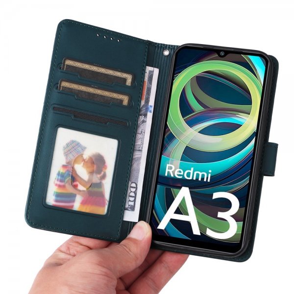 Betopnice Xiaomi Redmi A3 Etui Avtagbart Deksel 005 Blå