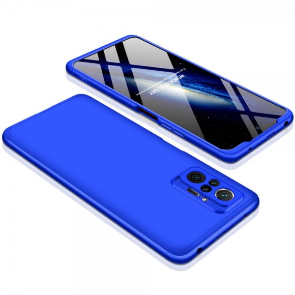 GKK Xiaomi Redmi Note 10 Pro Deksel Tredelt Blå