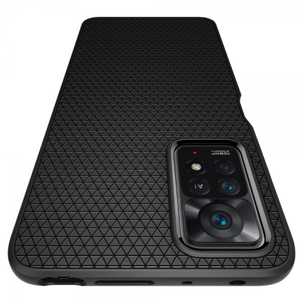 Spigen Xiaomi Redmi Note 11 Pro Deksel Liquid Air Matte Black