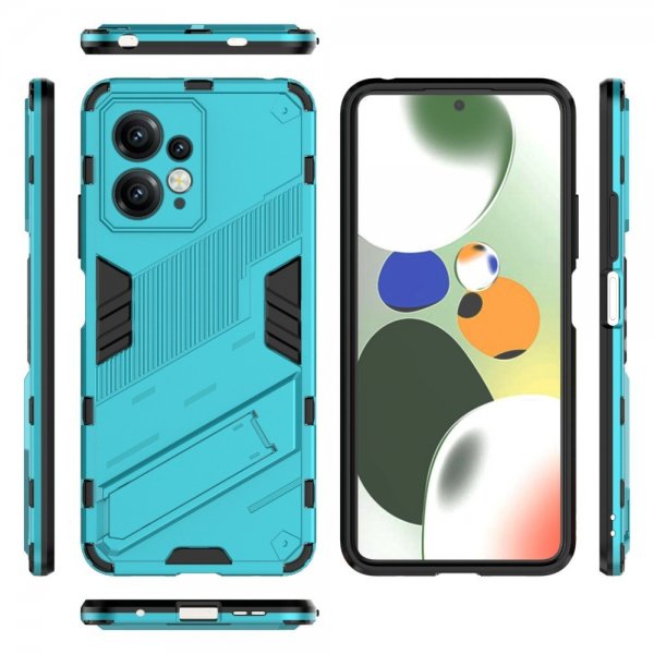 Xiaomi Redmi Note 12 Deksel med Stativ Blå