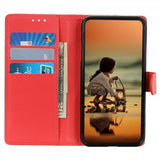 Xiaomi Redmi Note 13 4G Etui Litchi Rød