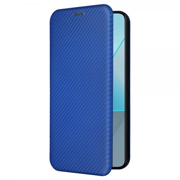 Xiaomi Redmi Note 13 5G Etui Karbonfibertekstur Blå