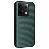 Xiaomi Redmi Note 13 5G Etui Karbonfibertekstur Grønn