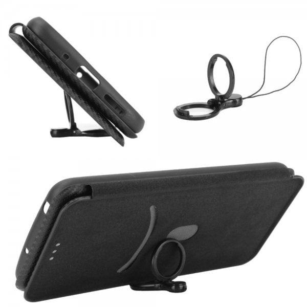 Xiaomi Redmi Note 13 5G Etui Karbonfibertekstur Svart