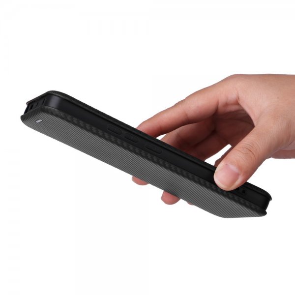 Xiaomi Redmi Note 13 5G Etui Karbonfibertekstur Svart