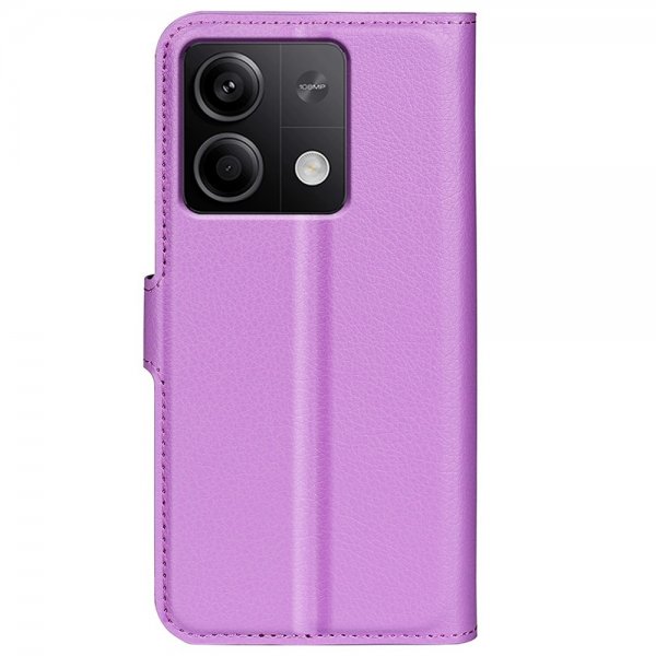 Xiaomi Redmi Note 13 5G Etui Litchi Lilla