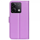 Xiaomi Redmi Note 13 5G Etui Litchi Lilla