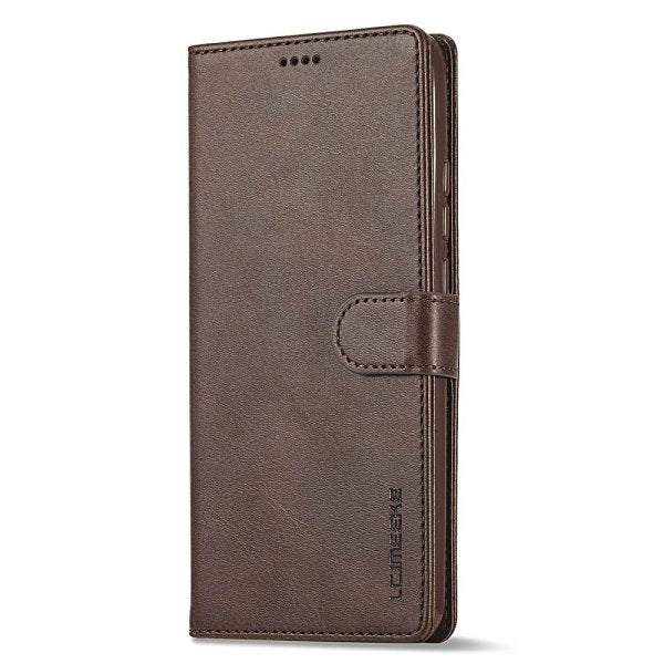 Lc.Imeeke Xiaomi Redmi Note 13 5G Etui med Kortlomme stativfunksjon Brun