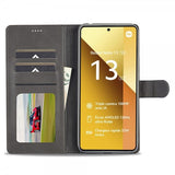 Lc.Imeeke Xiaomi Redmi Note 13 5G Etui med Kortlomme stativfunksjon Grå
