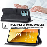 Lc.Imeeke Xiaomi Redmi Note 13 5G Etui med Kortlomme stativfunksjon Svart