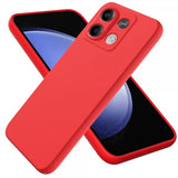Xiaomi Redmi Note 13 5G Deksel med Stropp Silikon Rød