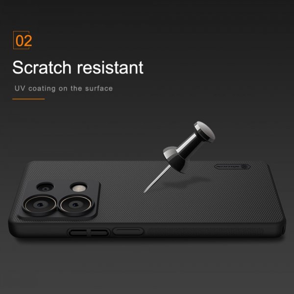 Nillkin Xiaomi Redmi Note 13 5G Deksel Super Frosted Shield Rød