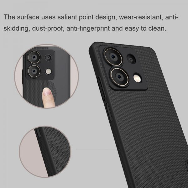 Nillkin Xiaomi Redmi Note 13 5G Deksel Super Frosted Shield Rød