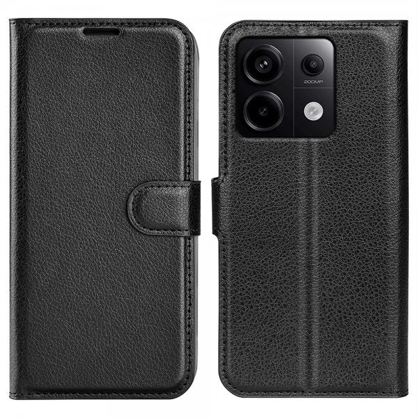 Xiaomi Redmi Note 13 Pro 5G Etui Litchi Svart