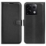 Xiaomi Redmi Note 13 Pro 5G Etui Litchi Svart