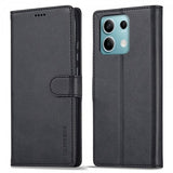 Lc.Imeeke Xiaomi Redmi Note 13 Pro 5G Etui med Kortlomme stativfunksjon Svart