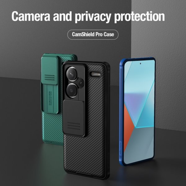 Nillkin Xiaomi Redmi Note 13 Pro Plus 5G Deksel CamShield Pro Svart