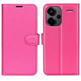 Xiaomi Redmi Note 13 Pro Plus 5G Etui Litchi Magenta
