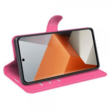 Xiaomi Redmi Note 13 Pro Plus 5G Etui Litchi Magenta