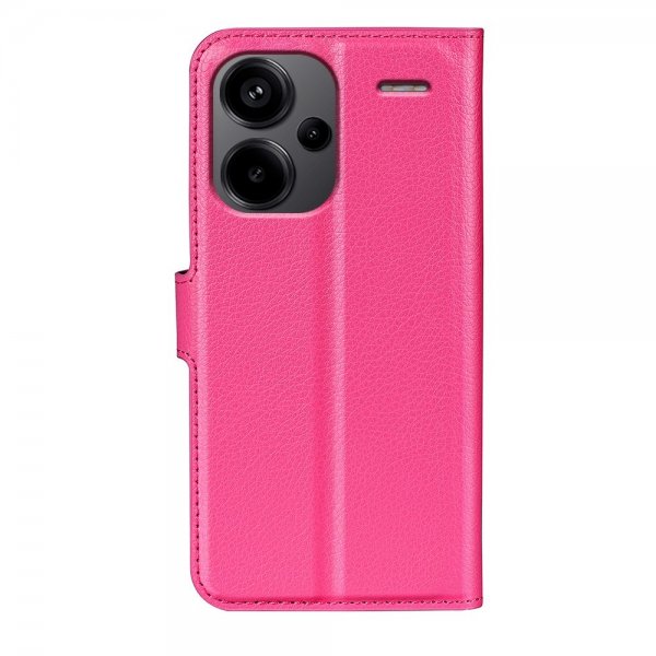 Xiaomi Redmi Note 13 Pro Plus 5G Etui Litchi Magenta