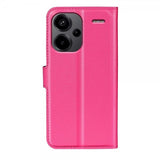 Xiaomi Redmi Note 13 Pro Plus 5G Etui Litchi Magenta