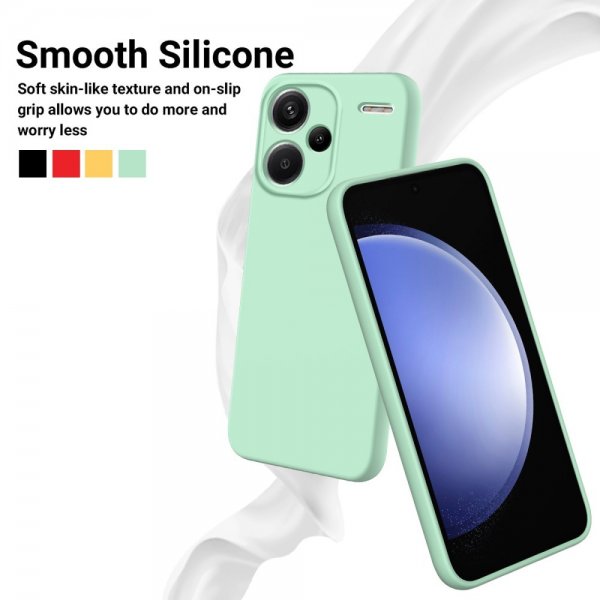 Xiaomi Redmi Note 13 Pro Plus 5G Deksel med Stropp Silikon Grønn