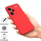 Xiaomi Redmi Note 13 Pro Plus 5G Deksel med Stropp Silikon Rød