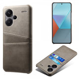 Xiaomi Redmi Note 13 Pro Plus 5G Deksel med To Kortlommer Grå