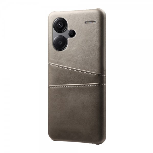 Xiaomi Redmi Note 13 Pro Plus 5G Deksel med To Kortlommer Grå