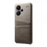 Xiaomi Redmi Note 13 Pro Plus 5G Deksel med To Kortlommer Grå
