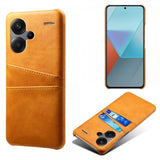 Xiaomi Redmi Note 13 Pro Plus 5G Deksel med To Kortlommer Lysebrun