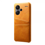 Xiaomi Redmi Note 13 Pro Plus 5G Deksel med To Kortlommer Lysebrun