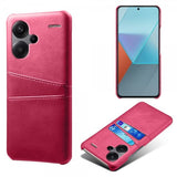 Xiaomi Redmi Note 13 Pro Plus 5G Deksel med To Kortlommer Magenta