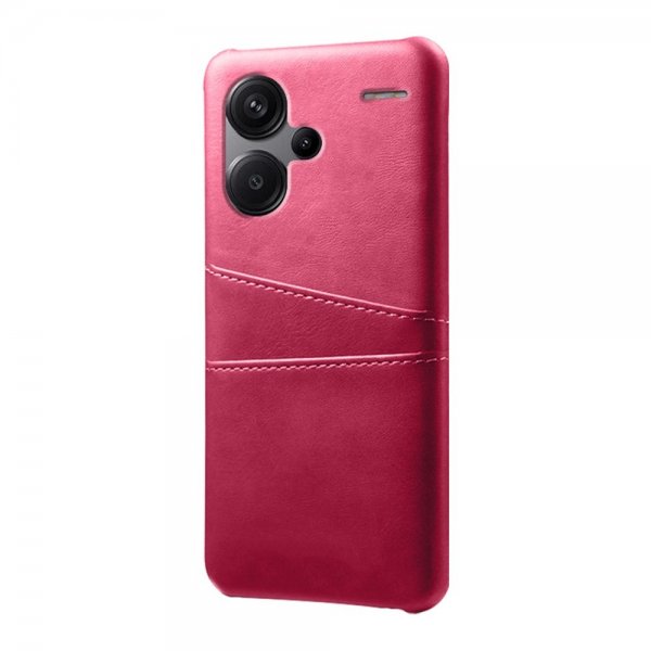 Xiaomi Redmi Note 13 Pro Plus 5G Deksel med To Kortlommer Magenta