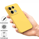 Xiaomi Redmi Note 13 Pro 5G Deksel med Stropp Silikon Gul