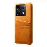 Xiaomi Redmi Note 13 Pro 5G Deksel med To Kortlommer Lysebrun