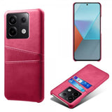 Xiaomi Redmi Note 13 Pro 5G Deksel med To Kortlommer Magenta
