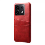 Xiaomi Redmi Note 13 Pro 5G Deksel med To Kortlommer Rød
