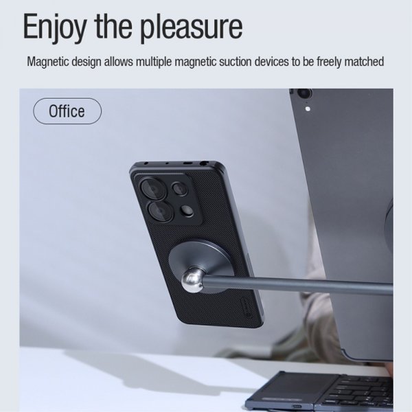 Nillkin Xiaomi Redmi Note 13 Pro 5G Deksel Super Frosted Shield Pro MagSafe Svart