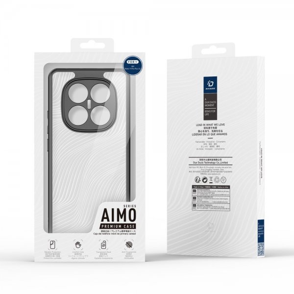 Dux Ducis Xiaomi Redmi Note 14 Pro+ 5G Deksel Aimo Series Svart
