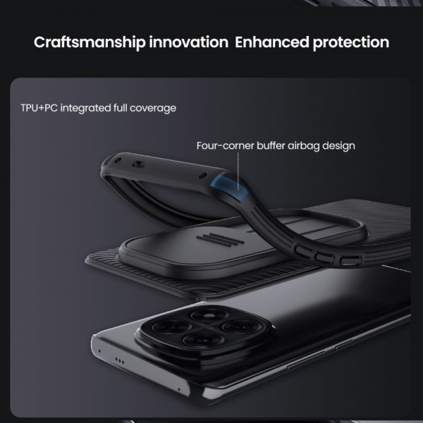 Nillkin Xiaomi Redmi Note 14 Pro 5G Deksel CamShield Pro Svart