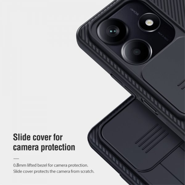 Nillkin Xiaomi Redmi Note 14/Redmi Note 14 5G Deksel CamShield Svart