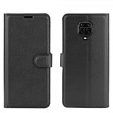 Xiaomi Redmi Note 9 Pro Etui Litchi Svart
