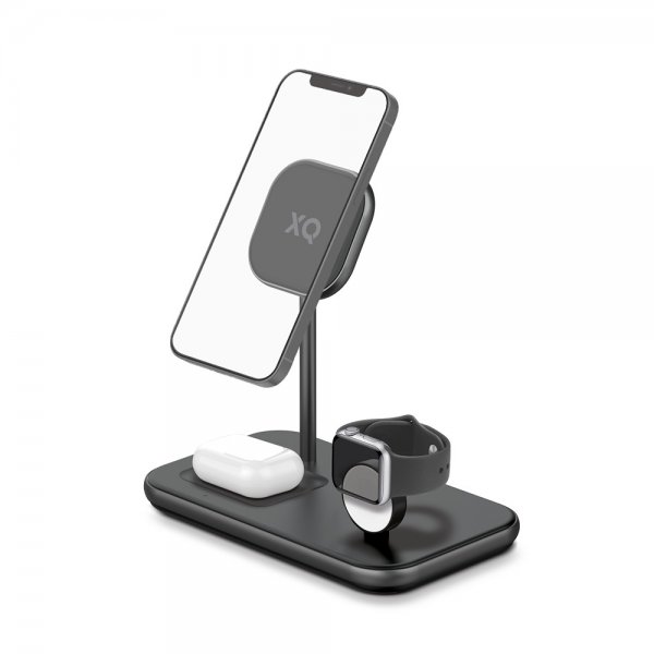 Xqisit Lader 3-in-1 Wireless Charger Aluminum MagSafe