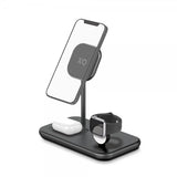 Xqisit Lader 3-in-1 Wireless Charger Aluminum MagSafe